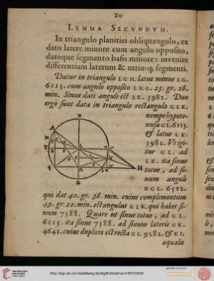 Lemma Secundum