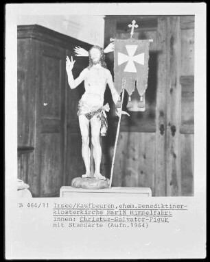 Christus-Figur (Salvator Mundi) mit Standarte