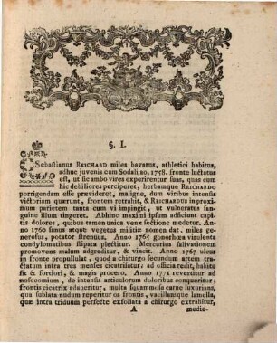 Henrici Palmat. Leveling, Philosophiae, ... Ducis Electoris Bavariae Consiliarii Actualis, ... Dissertatio De Carie Cranii Militis Quondam Venerei Postea Epileptici, Tandem Apoplexia Defuncti : Iconibus Aeri Incisis Illustrata