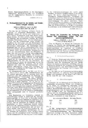 Weihnachtsfreizeit für die Schüler und Schülerinnen verlegter Schulen : [Amtliche Erlasse] ; [Amtlicher Teil]