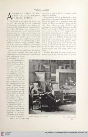 34.1908 = Nr. 135: A pioneer painter of Holland : Willem Roelofs
