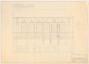 Geschäftshaus und Kino Tauentzienstraße 19-19a, Berlin-Schöneberg: Umbau des Kinos zum Kaufhaus: Ansicht 1:100