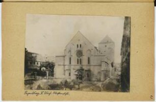 St. Ulrich, Regensburg: Ansicht (aus: Skizzen- und Fotoalbum 6)