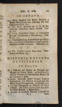 121-132, 1) Lusitaniae - 2) Hispaniae