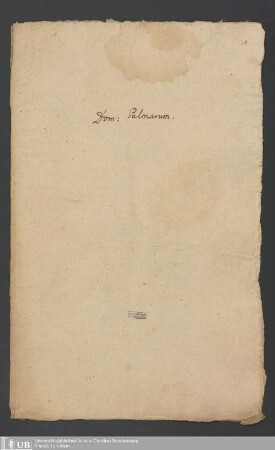 Ms. Ff. Mus. 802 - Dom: Palmarum