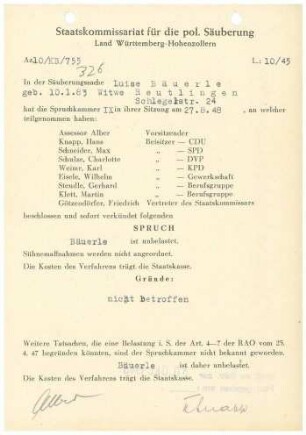 Bäuerle, Luise