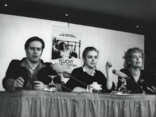 Internationale Filmfestspiele 86, Flucht in den Norden; Jukka-Pekka Palo, Katharina Thalbach, Ingemo Engström Regie