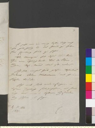 Brief von Eckermann, Johann Peter an Goethe, Johann Wolfgang von