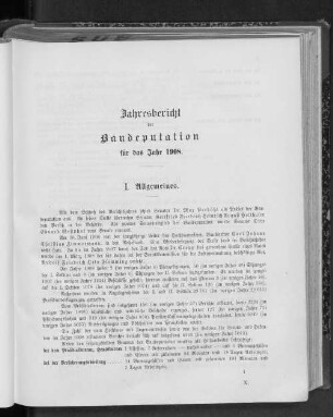Jahresbericht der Baudeputation für das Jahr 1908.