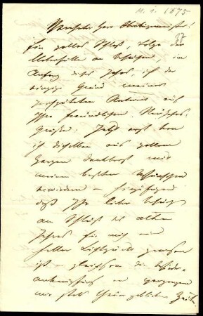 5-10-3-1.0000: Carl Anton, Fürst von Hohenzollern-Sigmaringen; diverse Schreiben ff.: Dank für Neujahrswünsche und Gedanken zur Zeit