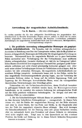 Anwendung der magnetischen Aufschlußmethode