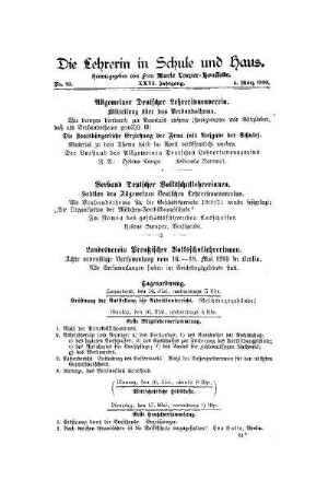 Landesverein Preußischer Volksschullehrerinnen : achte ordentliche Versammlung vom 16.-18. Mai 1910 in Berlin