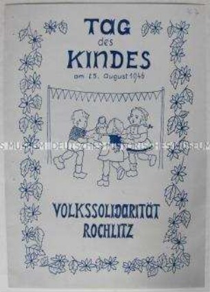 Programm zum "Tag des Kindes" in Rochlitz