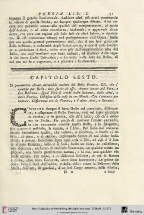 Capitolo sesto