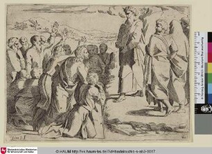 [Moses mit den Gesetzestafeln]
