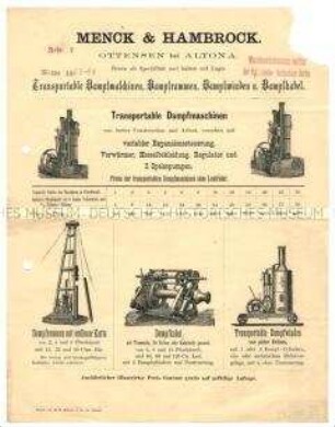 Transportable Dampfmaschinen