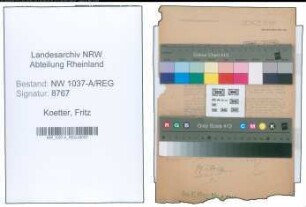 Entnazifizierung Fritz Koetter , geb. 02.05.1900 ()
