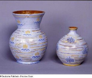 Vase : Zwei Vasen (um 1925; wohl K. Feuerriegel)