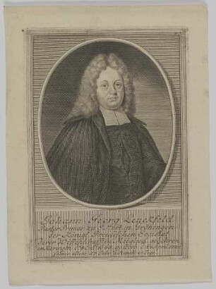 Bildnis des Johann Georg Leuckfeld