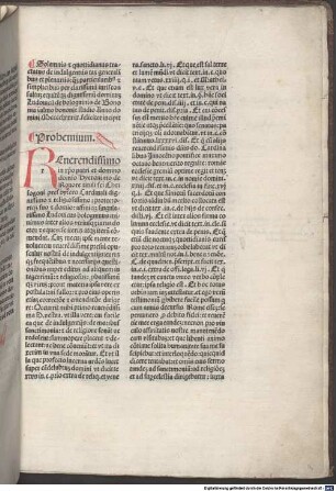 Tractatus de indulgentiis : mit Vorrede des Autors an Kardinal Girolamo Basso della Rovere