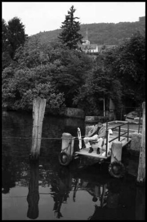 Ligerz: Angler am Bieler See
