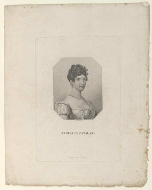 Bildnis der Angelica Catalani