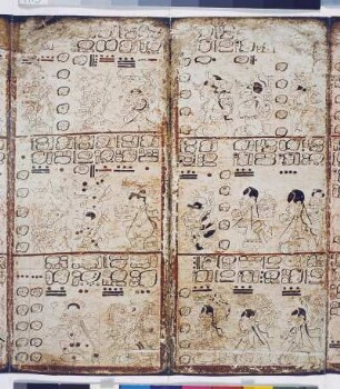 Codexteil Ar, fol. 15 und 16, Ritual- und Weissagungskalender, Almanach der Mondgöttin