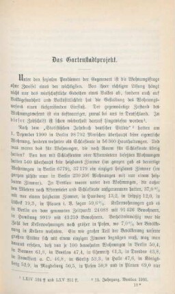 259-268 Das Gartenstadtprojekt