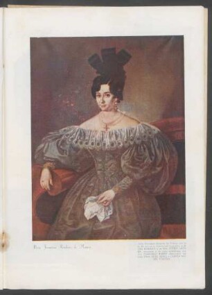Doña Francisca Rondeau de Maines - [Ilustración]
