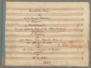 Musikalische Scherze, Singstimme, Orchester - BSB Mus.Schott.Ha 7854-3