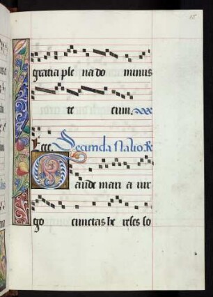 Bordüre, Zierintiale: G(aude maria virgo)