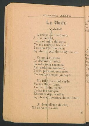 La hada : Vals