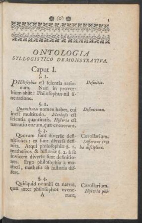 Ontologia Syllogistico Demonstrativa