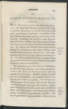 XI. Marcus Claudius Marcellus