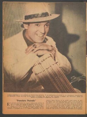 [Fotografía de] Pablo Palitos : "Panchito Pintado"