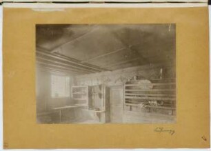 Ansitz Lusenegg, Lajen: Innenansicht (aus: Skizzen- und Fotoalbum 13)