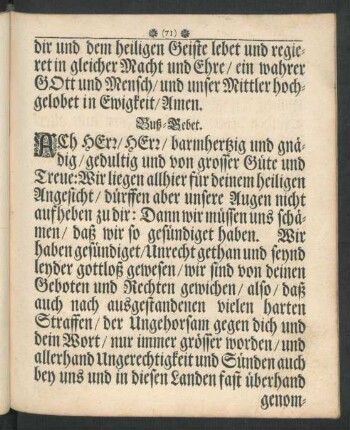 Buß-Gebet