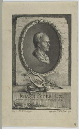 Bildnis des Iohann Peter Uz