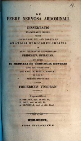 De febre nervosa abdominali : diss. inaug. med.