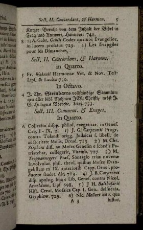 Sect. II. Concordant. & Harmon.
