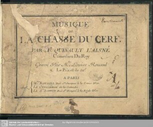 Musique de la Chasse du cerf