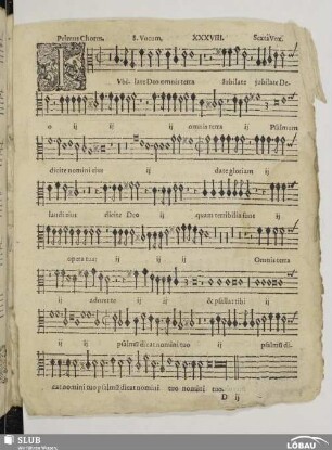 XXXVIII. Jubilate Deo omnis terra