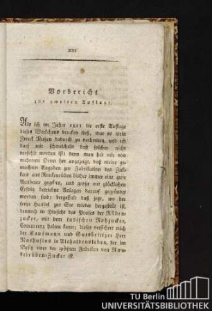 Vorbericht zur zweiten Auflage.