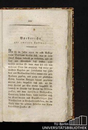 Vorbericht zur zweiten Auflage.