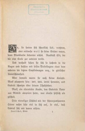 Atlas : Novelle