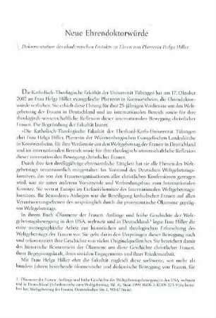 185-187 Neue Ehrendoktorwürde