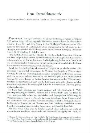 185-187 Neue Ehrendoktorwürde