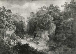 Liebethaler Grund : Liebethaler Grund. Sepiazeichnung (vor 1816; A. Zingg). Dresden: Stadtmuseum