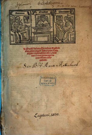 Epistolarum Heroidum liber : cum explanatione