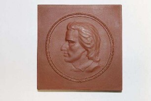 Erinnerungsplakette zum 25. Jahrestag der Neueröffnung der Friedrich-Schiller-Universität Jena